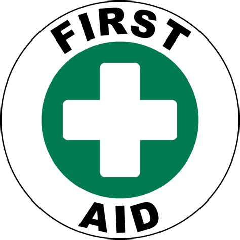 First Aid Floor Sign Claim Your 10 Discount