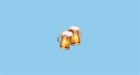 Developed by beerbuddy is listed under category social. Clinking Beer Mugs Emoji