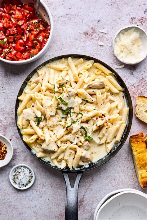 Creamy Chicken Penne Pasta Easy Two Peas And Their Pod