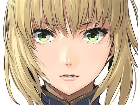 Wallpaper X Px Anime Girls Blonde Face Fate Fate Series Green Eyes Saber Stay
