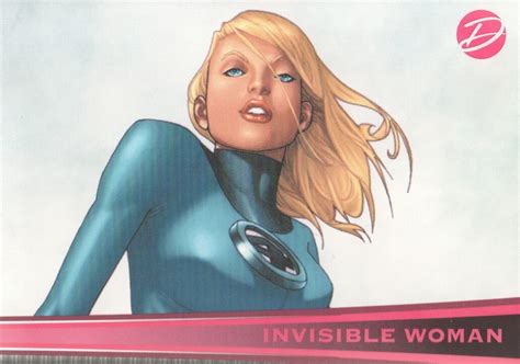 Comic Book Trading Cards Character Spotlight Invisible Woman Part