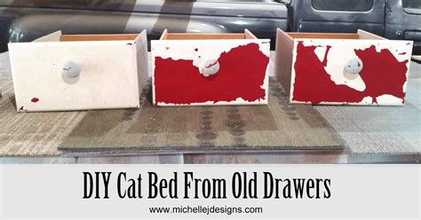 How To Make A Pretty Diy Cat Bed From Old Drawers