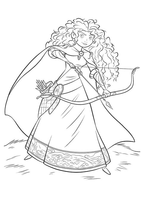 Ant man anna and scarlet witch elsa disney avengers. Merida Coloring Page - Free Printable Coloring Pages for Kids