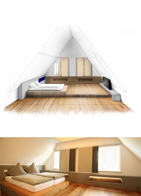 Ist diese falsch gewählt, wirkt das nach dem persönlichen geschmack eingerichtete zimmer schnell nicht mehr so, wie es soll. Schlafzimmer mit Stufen und indirektem Licht. # ...