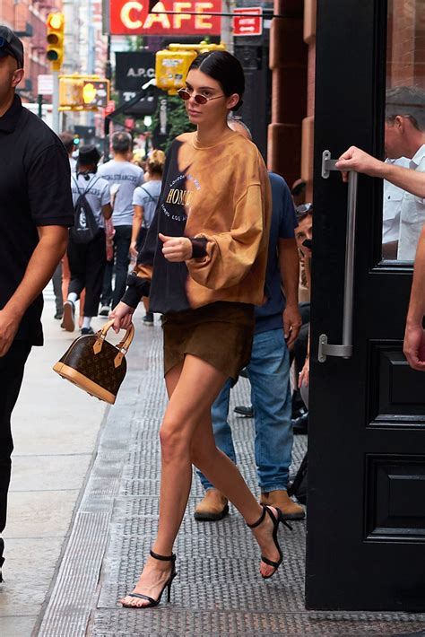 Kendall Jenner Chic In Simple Alexander Wang Sandals [photos] Footwear News