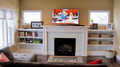 Electric Fireplace With Bookshelves Ideas On Foter