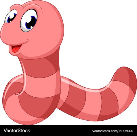 Cartoon Earthworms