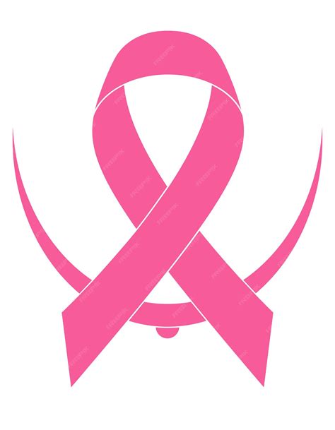 Premium Vector Pink Ribbon Symbol Of Breast Cancer Disease Vector
