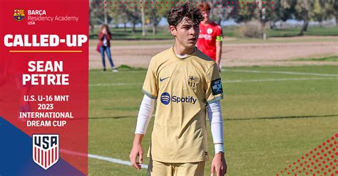 Sean Petrie Called To U 16 Usmnt For 2023 Intl Dream Cup