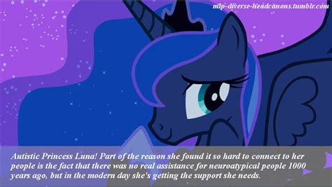 620915 Safe Princess Luna Alicorn Autism Autistic Luna Diverse