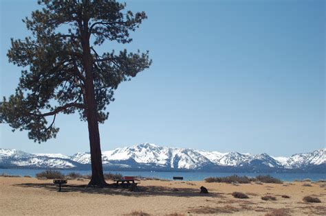 Nevada Beach Is A Favorite Site For Lake Tahoe Beach