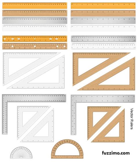 Vector ruler generator download a laser cuttable ruler to etch into your belongings and belts. Free Vector Ruler, Triangle & Protractor | fuzzimo