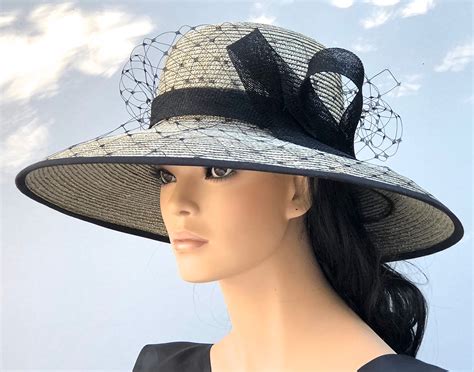Kentucky Derby Hat Wedding Hat Audrey Hepburn Hat Ladies Formal Hat