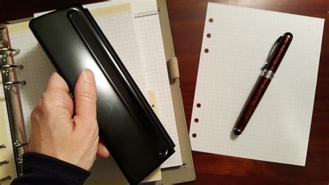 Affordable Hole Punch For A5 Filofax Youtube