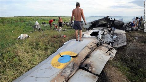 Ukraine Plane Shot Down Crew Rescue Under Way Cnn