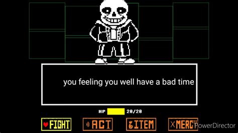 Undertale Sans Fight Youtube