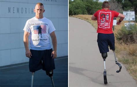 Marine Prosthetic Leg 31 Marathons 31 Days Fhm