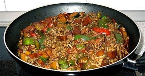 Wok como curarlo para poder cocinar #cocinafacilconivan. Wok de verduras salteadas con lentejas y arroz Receta de ...