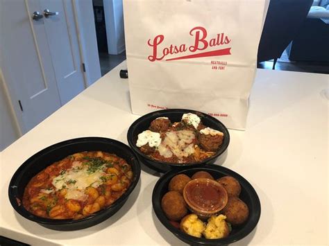 It's followed by a simple but delicious dessert. Saturday night Dinner courtesy of Lotsa Balls in Metuchen, New Jersey. From left (Gnochi ...