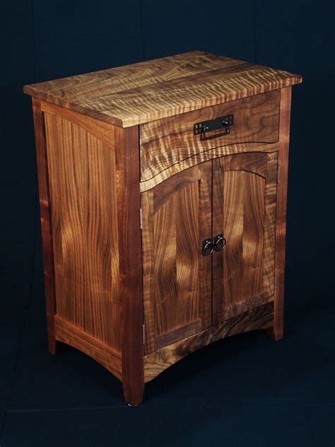 Custom Designed Arts And Crafts Black Walnut Cabinet Love This Wood