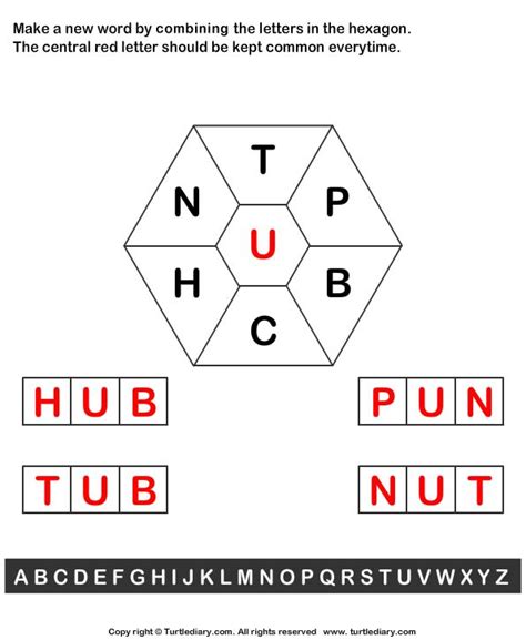 Combine Letters To Make New Words Answer Vocabulary Worksheets