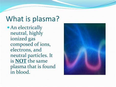 Ppt Plasma The Fourth State Of Matter Powerpoint Presentation Free