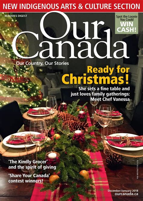 Our Canada Decemberjanuary 2018 Magazine Get Your Digital Subscription