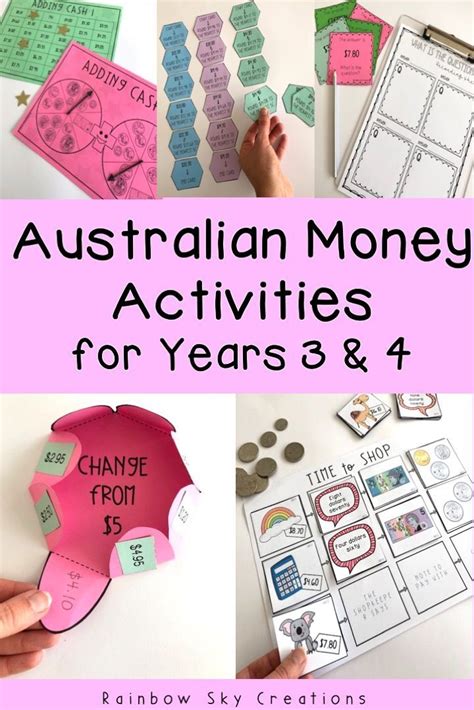 Australian Money Activities Aussie Money Games Year 3 And 4 Money