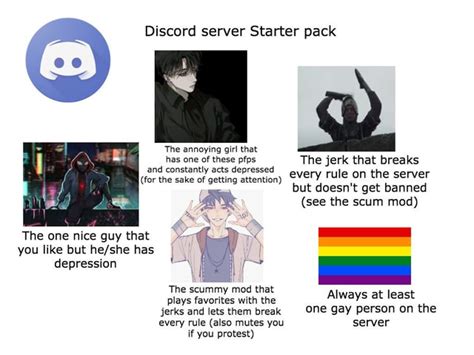 Discord Server Starter Pack The Annoying Girl That Has One