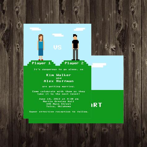 Pro video editor app vivavideo is the powerful video editor app for android awarded by top android bloggers. 8 Bit Video Game Wedding Invitation 5X7 Digital File DIY ...