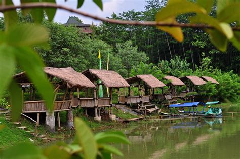 A Mild Lake Side In Desa Wisata Lembah Kalipancur Semarang Central Java Indonesia