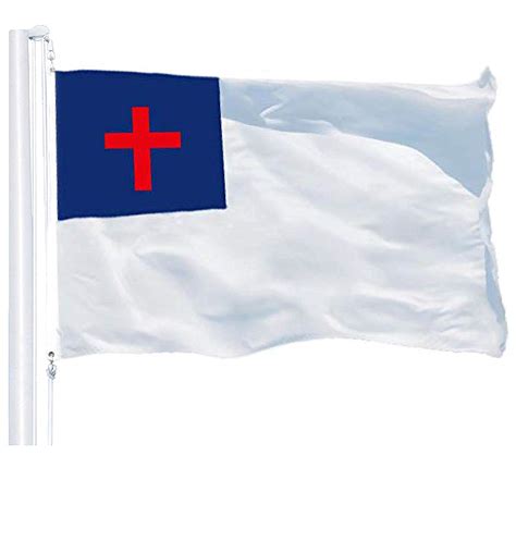G128 - Christian Flag 3x5 ft Christian Cross Religious Church Flag ...