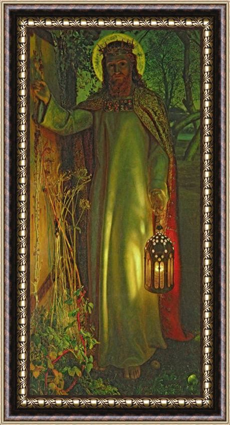 William Holman Hunt The Light Of The World Framed Print For Sale