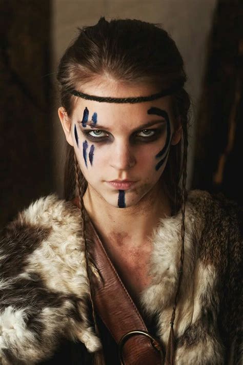 Pin By Chu Gea On 民族 Viking Makeup Tribal Makeup Warrior Makeup