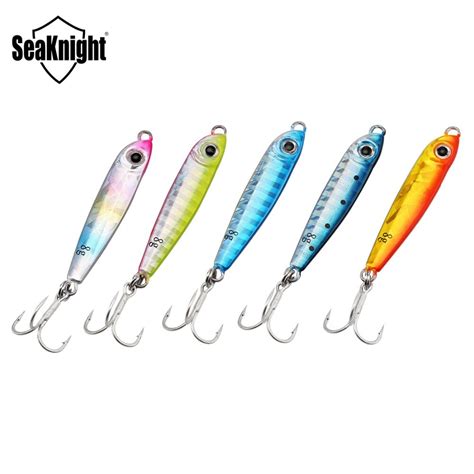 Seaknight Sk302 Metal Jig Fishing Lure 1pc 21g 28g 30g Sinking Spoon