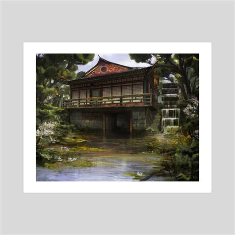 Chinese Watermill An Art Print By Tuomas Korpi Inprnt
