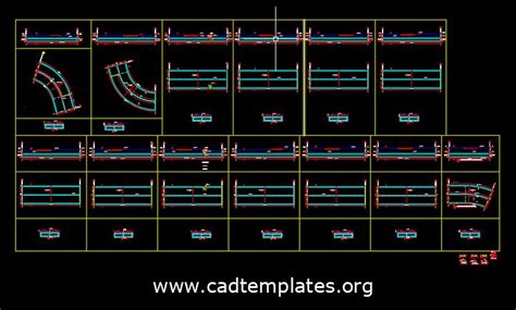 Culvert General Plan And Sections Details Cad Template Dwg Cad