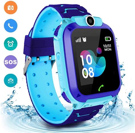 Kids Smart Watch, IP67 Waterproof GPS Tracker Anti-Lost ...