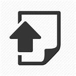 Icon Document Icons Web Simple Arrow Raw