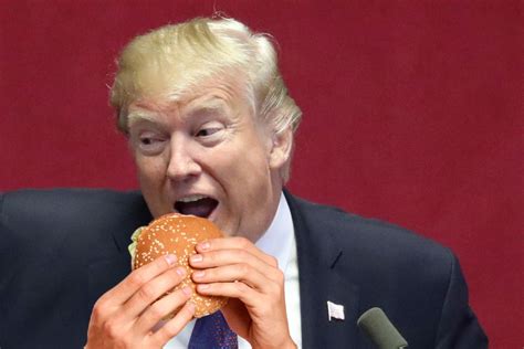 Rudy Giuliani Says Trumps Diet Includes Burgers With Half The Bun Eater