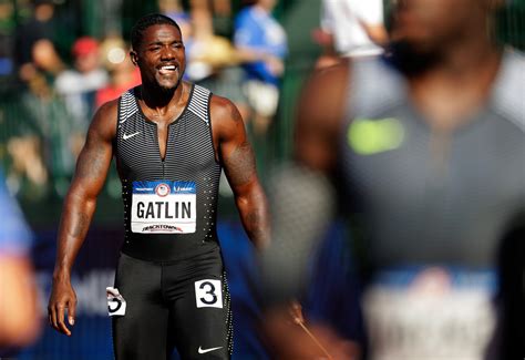 Justin Gatlin Adds Message Of Love To Dual Wins At Us Olympic Track Trials The Washington Post