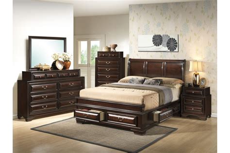 Shop for queen bedroom sets in bedroom sets. Bedroom Sets: South Coast - Cappuccino Queen Size Storage ...