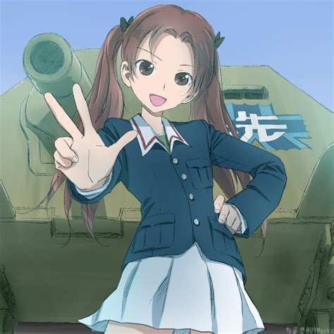 Kadotani Anzu Girls Und Panzer Drawn By Akagi Fmttps Danbooru