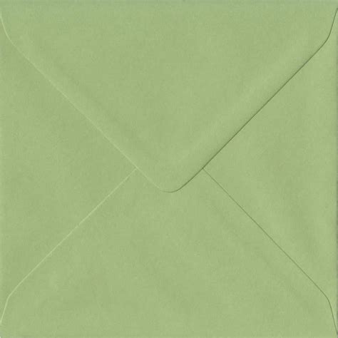 Square Heritage Green Envelopes 100 Green Square Envelopes