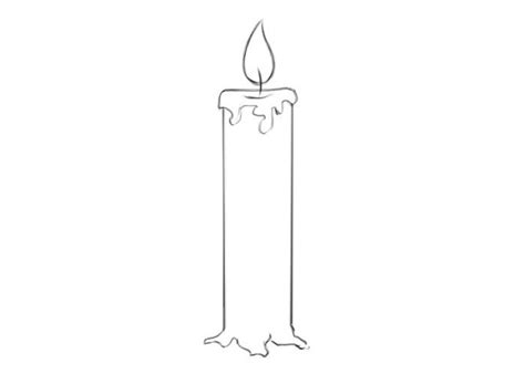 Creating our paschal candle for easter. Easy Candle Coloring Page | Coloringpagez.com | Colorful ...