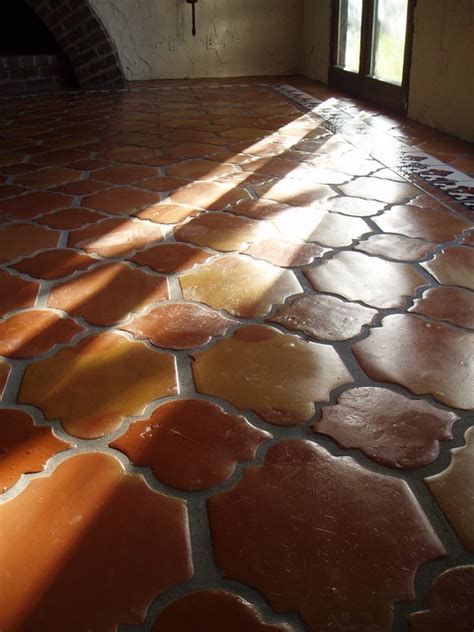Traditional Saltillo Terra Cotta Tile Mediterranean Wall And Floor