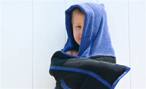 Bath towel hooded towel poncho towel. A DIY Hooded Towel that Your Kiddo Won't Immediately ...