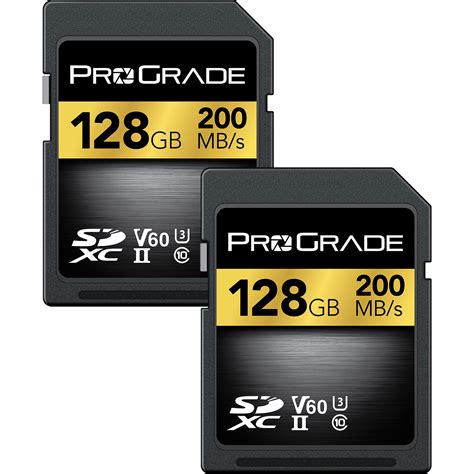 It allows for the highest quality 4k video and does awesome with shooting raw. ProGrade Digital 128GB UHS-II SDXC Memory Card PGSD128GBJ2BH B&H