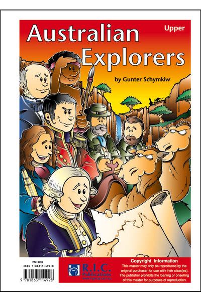 Australian Explorers Ric Publications Educational Resources And