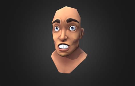 Low Poly Face 3d Model By Offy Axe163 B443779 Sketchfab